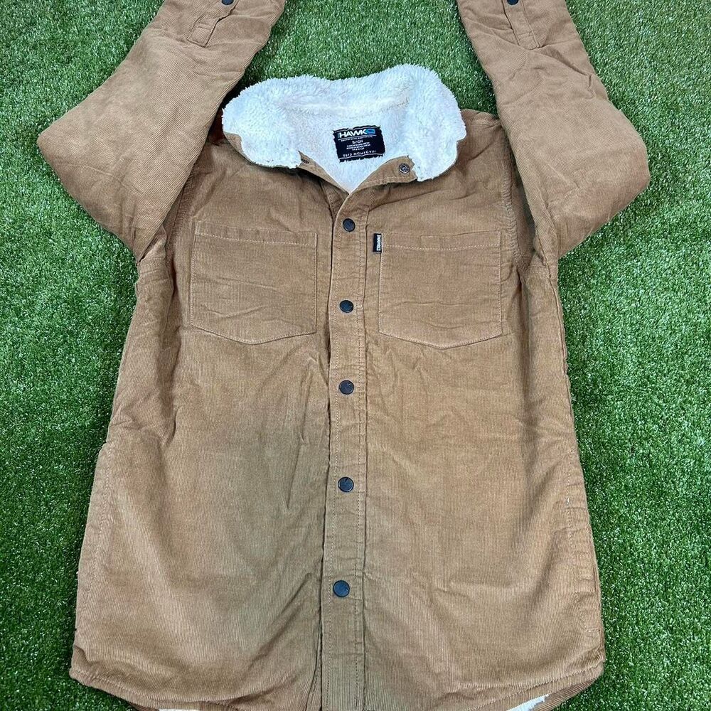 Tony-hawk Men's Tan and Brown Jacket